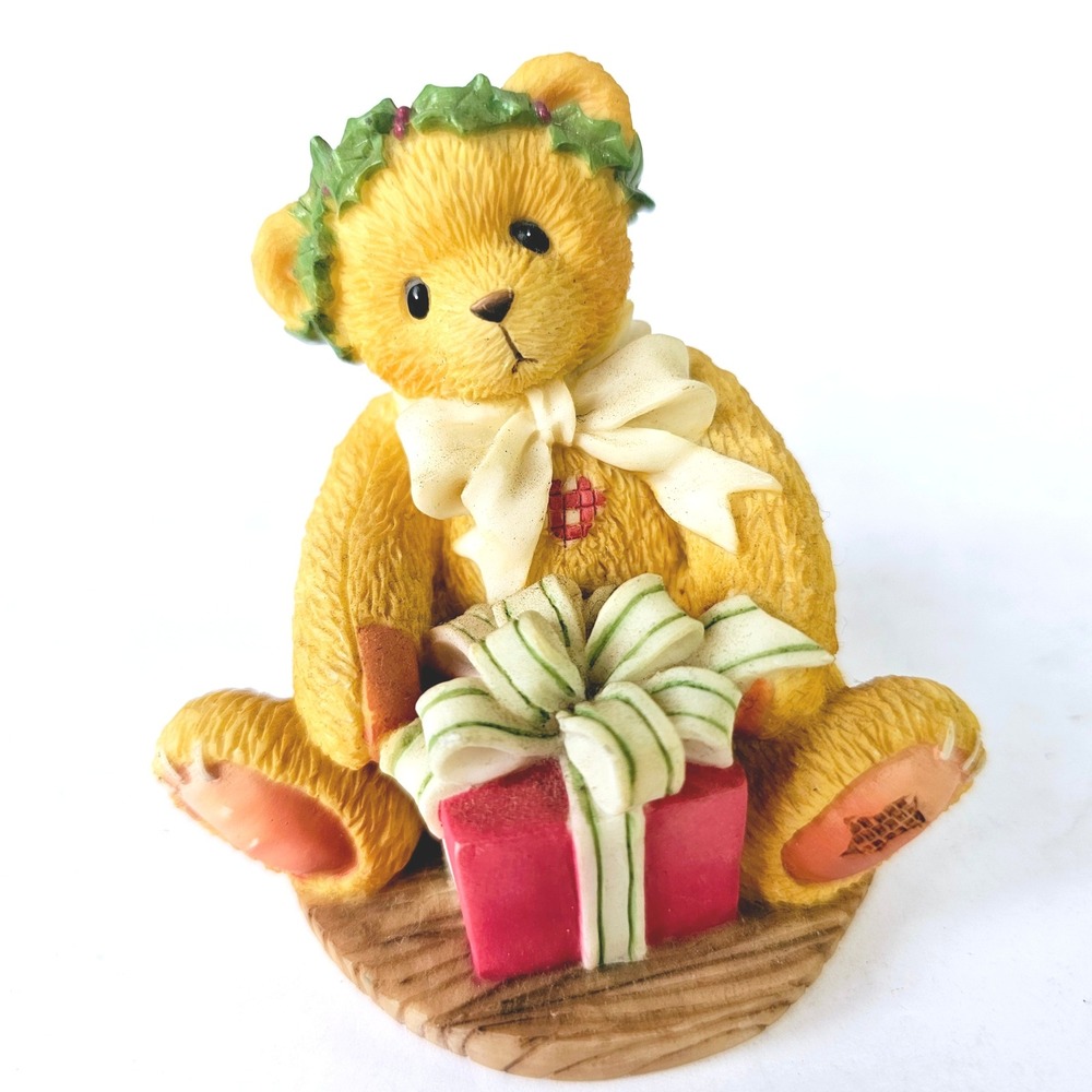 1998 Cherished Teddies Margy Avon‎ Exclusive Holiday Bear Figurine 475602